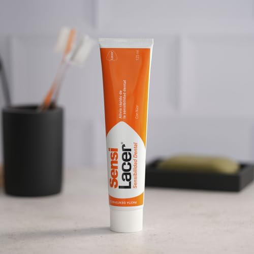 SensiLACER - Zahnpasta, Packung mit 2 x 75 ml, desensibilisierende Wirkung, schnelle und langanhaltende Wirkung, verringert die Empfindlichkeit der Zähne, niedriger Abrasivitätsindex