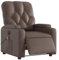 vidaXL Massagesessel, Sessel Elektrisch, Relaxsessel mit Liegefunktion Vibrationsfunktion, Fernsehsessel Liegesessel für Wohnzimmer, Braun Kunstleder