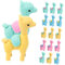 DRESSOOS 20 Stücke Radiergummi Alpaka Gummi Mini Alpaka Modell Farbe Rack Dekoration Festival Malerei Room Decor Mini Alpaka Decor Malerei Gummi