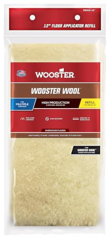 Wooster RR612-12 Wool Shearling Floor Applicator Refill 1/2 Nap 12