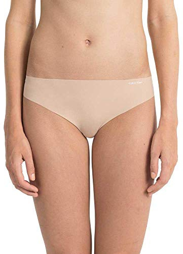 Calvin Klein Damen String Tanga, Beige (Light Caramel), L