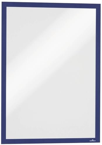 Durable Info-Rahmen Duraframe Magnetic (A3, Magnetrahmen für metallische Oberflächen) 5 Stück, dunkelblau, 486807
