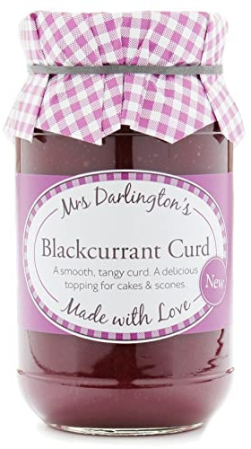 Mrs Darlington's Blackcurrant Curd, 320 g (Pack of 12)