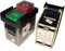 Interruttori a Pulsante Impermeabili KJD6 250V Interruttore Industriale Autobloccante Elettromagnetico per Trapano da Banco per Legno, Nero, 2-Pack