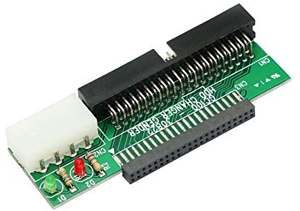 SinLoon 2.5 to 3.5 IDE Adapter,2.5 Inch 44 Pin Hard Disk Drive Laptop IDE to 40 Pin 3.5 Inch Desktop PC PATA Port Converter Card Adapter(IDE 2.5 to 3.5)