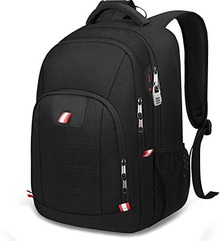 Laptop Rucksack Herren Anti-Diebstahl Rucksack für 15,6 zoll Laptop Daypack Multifunktion Business Taschen Wasserdicht Großer mit USB-Ladeschlitz für Arbeit Reisen für Männer