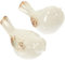 VORCOOL 2Pcs Weiß Keramik Vogel Figuren Set Moderne Vogel Skulpturen Handwerk für Landschaft Garten Home Office Desktop Display Dekor