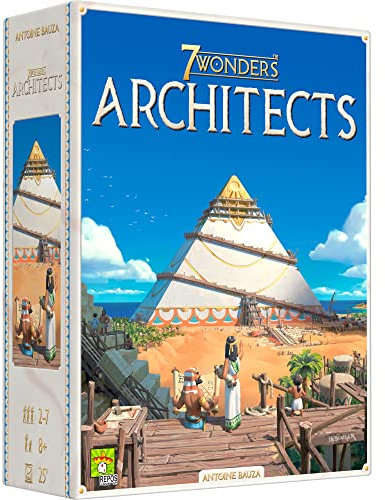Repos Production, 7 Wonders Architects, Board Game, Ages 8+, 2-7 Players, 25 Minutes Playing Time