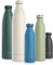 LARS NYSØM Edelstahl Trinkflasche 350ml, 500ml, 750ml, 1L, 1 5 liter | Thermosflasche Kohlensäure geeignet | Auslaufsichere Wasserflasche für Sport, Outdoor, Schule (Calypso Blue, 500ml)