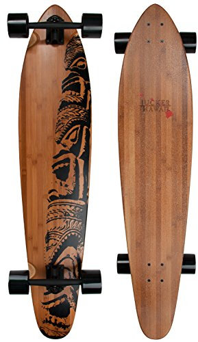 JUCKER HAWAII Longboard Skateboard Makaha SE Allround - Cruiser Longboard mit einzigartigem Bambus Deck