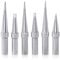 Mesee 6 Pieces ET Series Soldering Tips Kit Lead-Free Solder Iron Tip Welding Head Tool ETA ETB ETH ETK ETO ETS Soldering Iron Tips Replacement Weld Repair Accessory