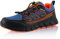 Fusskleidung® Damen Herren Wanderschuhe Softshell Trail Running Trekkingschuhe Blau Orange EU 36