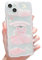 ECZOIL Compatible with iPhone 15 Case Cute Cartoon Floral Clouds Moon Bear Pattern Design Women Girls Kawaii Slim Soft TPU Transparent Cover for iPhone 15 6.1 inch-Light Pink