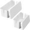 Relota Medium e Piccole Set da 2 Scatola Porta Cavi, Scatola Cavi Organizer, Scatola Raccogli Cavi, Organizzatore Cavi Scrivania, Organizer Cavi Elettrici, Raccogli Fili Scrivania, Contenitore Cavi