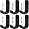 YITYDaMai Ganci da parete per carichi pesanti, Set da 6, Ganci in J, Ganci da garage, Ganci universali, Ganci di montaggio a parete, Appendiabiti per appendere in Garage Ganci da officina portascale
