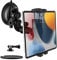 woleyi Supporto Tablet Auto Ventosa Parabrezza [Ventosa Super Potente] Porta Tablet Camion Cruscotto con Adattatore vite da 1/4 per iPad Pro Air Mini, Telefono, 4-12,9 e Gopro/Fotocamera