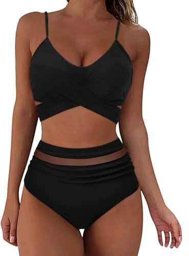 SKTIISN Tankini mädchen 116 Tankini Damen schwarz Weiss Sport Badeanzug Bikini Damen Set große größe Badeanzug Damen große größen Bikini Badeanzug Schwangerschaft Umstandsbadeanzug Sport