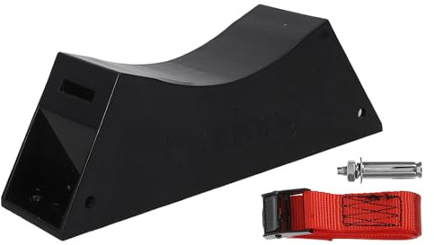 Vaguelly Gas Tank Holder Black Anti-Tilt Strap Expansion Screws, Cylinder Securing Bracket for Wall Mounting, Gas Bottle Safety Strap Suitable for Motorhome and Caravan