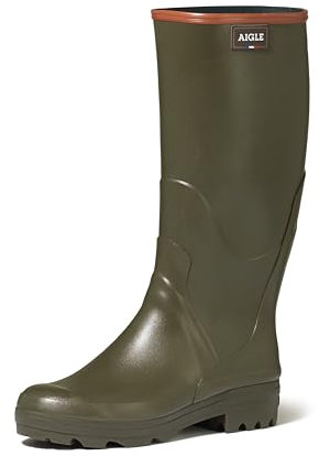 Aigle Chambord Pro 2, Stivali di Gomma da Lavoro Uomo, Kaki, 42 EU