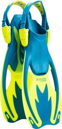 Cressi Rocks Palmes pour Enfant – Cressi : qualité Italienne Depuis 1946, USF020202B, Bleu Froid., S/M