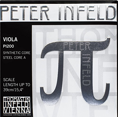 Thomastik Einzelsaite für Viola 4/4 Peter Infeld - D-Saite Synthetikkern, Chrom umsponnen, mittel