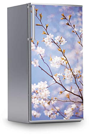 Kühlschrank Foto-Tapete I Dekofolie für Kühlschrankfront - Klebesticker Aufkleber selbstklebend I Dekoration Küche - Design: Apple Blossoms