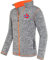 Nebulus Herren Fleecejacke Chios, warme Fleece Jacke, mit langem Full-Zip Reißverschluss, Antra-orange - M