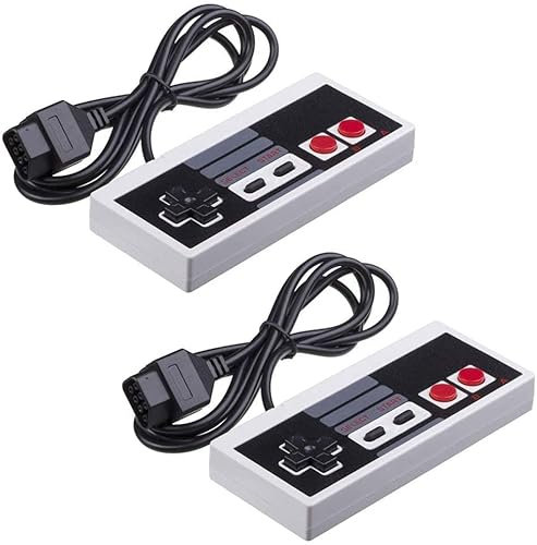 Link-e : 2 X Gamepad de Repuesto Compatible con la Consola Nintendo NES Original