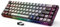 GEODMAER Clavier de jeu sans fil à 65 %, rechargeable, rétroéclairé à LED, Plug-and-Play, ultra compact, anti-ghosting, sans conflit, pour PC, ordinateur portable, Windows (gris-noir)