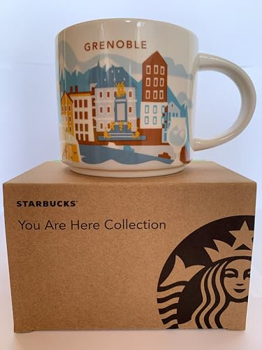 STARBUCKS, Tasse à café en céramique avec inscription « You Are Here Collection Grenoble »