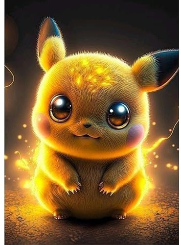 DPHERO DIY Cartoon Diamant Painting Bilder für Erwachsene Kinder,5D Cartoon Diamond Painting Set,DIY Strass Bilder Tier Diamant Kunst Kits,Runde Steine Diamant Painting Zuhause Dekor 30x40cm