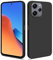 HSP Hülle für Xiaomi Redmi 12 [Staubabweisend] Handyhülle | Premium TPU Silikon Case Schutzhülle | Kratzfest Stoßfest Fallschutz | Kameraschutz Displayschutz | Passgenau Dünn Matt | Schwarz