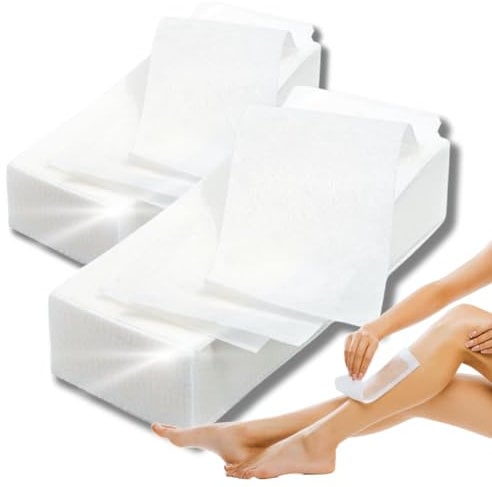 LALILL Strisce Depilatorie 200 Pezzi - Strisce in Tessuto Non Tessuto per Ceretta Calda e Pasta di Zucchero - Corpo, Viso, Ascelle, Zona Bikini - Epilazione Professionale
