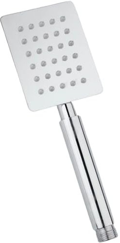 Schläfer 1307610 | Doccetta per Doccia Quadra, Soffione Doccia Ultrasottile, Alta Pressione Universale, Telefono Doccia Venice in Acciaio Inox Cromo, Argento