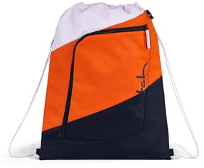 Satch Sportbeutel Sun Catcher - Dunkelblau | Turnbeutel für Mädchen und Jungen mit Reißverschlussfach, 12 L Volumen und zur Fixierung am satch Rucksack geeignet
