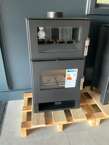EEK A+ Verso F kamin med bakfack 9 kW