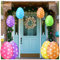6 Stück Ostereier Outdoor Aufblasbare Ostereier aufblasbar für Drinnen Draußen Bunte Ostereier Feiertagsparty Osterdekorationen für Rasen Garten Terrasse 40 cm Lang