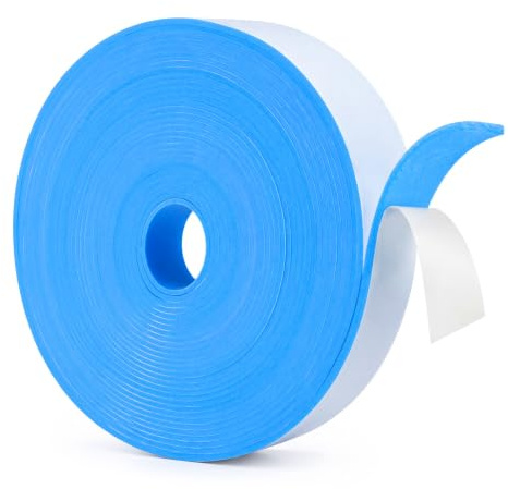 Randdämmstreifen selbstklebend, 50mm x 5mm x 20m, Blau, 1 Pack | für Ausgleichsmasse, Dehnfugenband für Ausgleichsmasse,Trittschalldämmband(Blau) 1Pack
