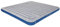 High Peak Unisex Cross Beam Double extra long Luftbett, mit integrierte Fußpumpe und Anti-Rutsch Funktion, atmungsaktiv, robust, Oberseite weich, für Indoor und Outdoor, hellgrau/blau, XXL
