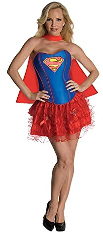Rubie's 880558 L - Supergirl Corset Erwachsene Kost?m, Größe