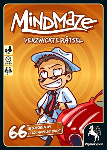 Pegasus Spiele 18254G - MindMaze Verzwickte Rätsel Geld, Ruhm und Macht