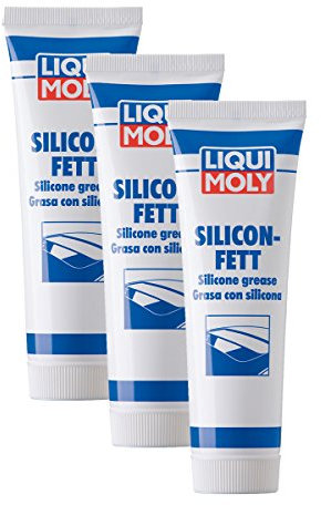 3x LIQUI MOLY 3312 Silicon-Fett transparent Silikonfett Paste Schmiermittel 100g