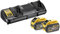 DeWalt FLEXVOLT DeWalt DCB132X2-QW 2x 9.0 Ah + charger