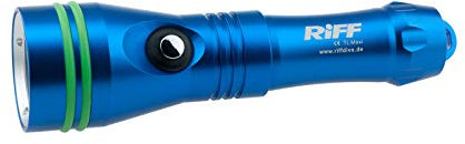 Riff TL Maxi Tauchlampe mit 1200 Lumen Leuchtkraft, Farbe:blau