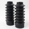 NEWSMARTS Motorcycle 39mm Fork Covers Front Rubber Gaiters Gators Shock Boots for Harley Sportster XL883 1200 / Dyna FXD Powersports Fork Guards