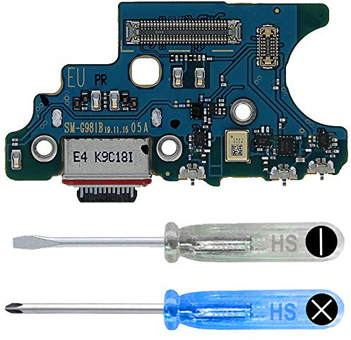 MMOBIEL Ladebuchse Kompatibel mit Samsung Galaxy S20 / S20 5G- Dock Connector USB C - Audio Jack/Mikrofon/Antenne Ersatz - Inkl. Schraubenzieher