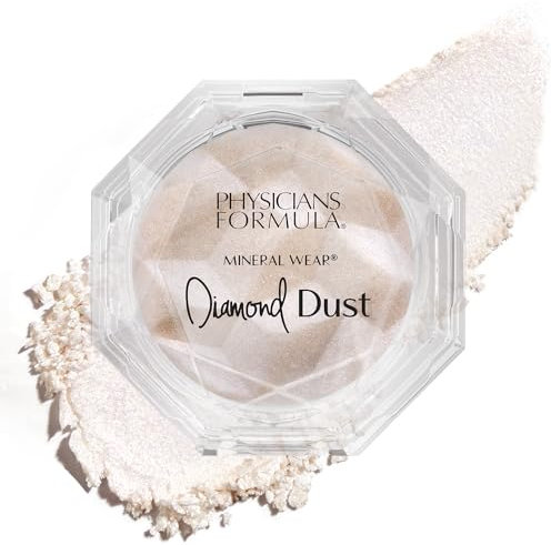 Physicians Formula, Mineral Wear® Diamond Glow Dust, Bronzer Puder für Gesicht mit strahlendem Glimmer-Effekt, Blurring-Formel mit strahlendem Effekt auf der Haut, Starlit Glanz