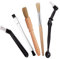 Kaffee Bürsten Set Professionelle Kaffee Pinsel Espresso Bürsten Set Enthalten Holz Kaffeemühle Maschine Reinigungsbürste und Nylon Barista Reinigungspinsel für Kaffeemaschine Group Kopf (5)