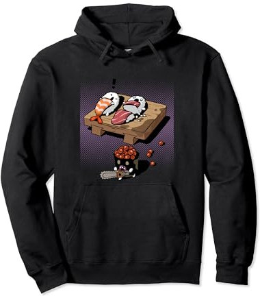 Schlafende Kettensäge - Lustiges japanisches Pullover Hoodie