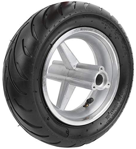 Joyzan Pocket-Bike-Reifen, Mini-Bike-Räder, Felge und Reifen, professioneller Schlauch, Rutschfester Pocket-Bike-Reifen, Gummireifen, langlebig für 47 cc 49 cc Pocket-Bike für Ersatzteile[Rear Wheel]